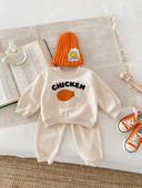 Proljeće 2024. Nova dječja ležerna majica s kratkim rukavima Moda za dojenčad i malu djecu Pamučne majice s vezom od slova + hlače Odijelo od 2 komada Dječja odjeća