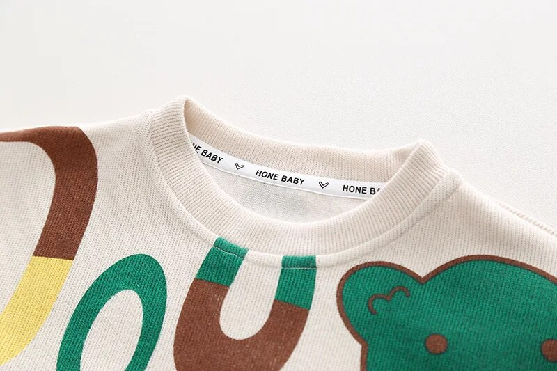 Korea beebipoiste riided 12–18 kuu vanusele multifilmi pullover, pikkade varrukatega T-särgid, topid ja püksid, poiste butiik, laste rõivakomplektid