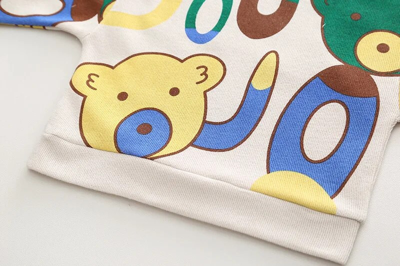 Korea beebipoiste riided 12–18 kuu vanusele multifilmi pullover, pikkade varrukatega T-särgid, topid ja püksid, poiste butiik, laste rõivakomplektid