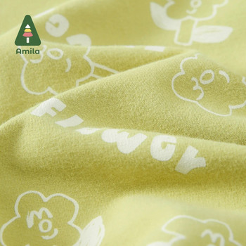 Комплекти бебешко облекло Amila 2023 Есен Топъл нов моден сладък свободен суичър Костюм от две части за момичета Детско облекло