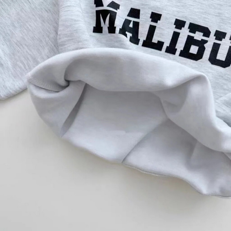 Modes burtu drēbju drēbju komplekts zīdaiņiem ar garām piedurknēm rudens jauns zīdaiņu sporta krekls + sporta bikses, 2 gab., uzvalks, mazuļu tērpi