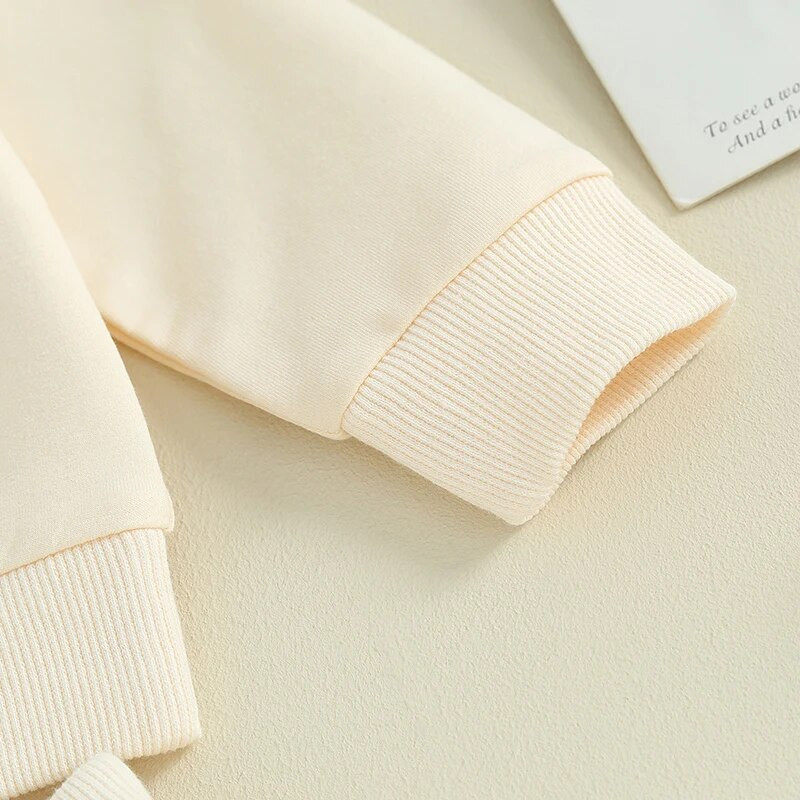 Odjeća za djevojčice od 2 komada, trenirka s printom slova i dugih rukava, trenirka s elastičnim hlačama, slatka dječja jesenska odjeća 0-3 godine