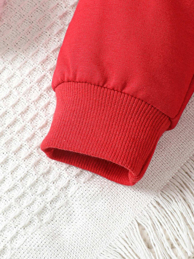 2KOM Proljetna i jesenska ležerna majica s dugim rukavima za dojenčad i malu djecu Sportsko odijelo Romantična serija za Valentinovo