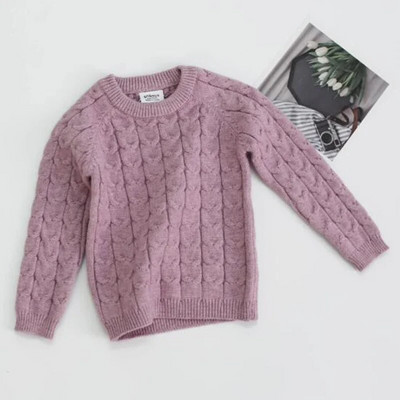 Väikelaste beebipoiste tüdrukute kootud alussärk pikkade varrukatega top + püksid riidekomplektid sügistalvised lapsed puhtavärvilised poiste tüdrukute ülikonnariided