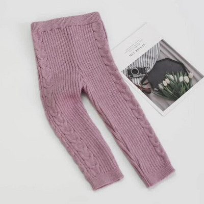 Väikelaste beebipoiste tüdrukute kootud alussärk pikkade varrukatega top + püksid riidekomplektid sügistalvised lapsed puhtavärvilised poiste tüdrukute ülikonnariided