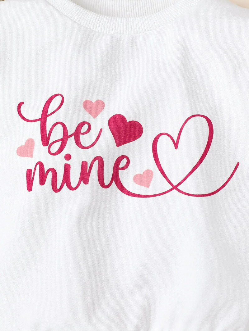 2KOM Dječji proljeće i jesen Slobodno vrijeme Korejski modni pulover odijelo dugih rukava Sportsko odijelo Romantična serija za Valentinovo