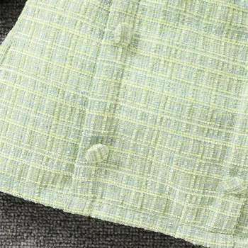 Дрехи за момичета 1-6 години Пролет Есен Нова мода Костюми Момическа водолазка Трикотажна долна риза + къси поли Комплект от две части за момичета