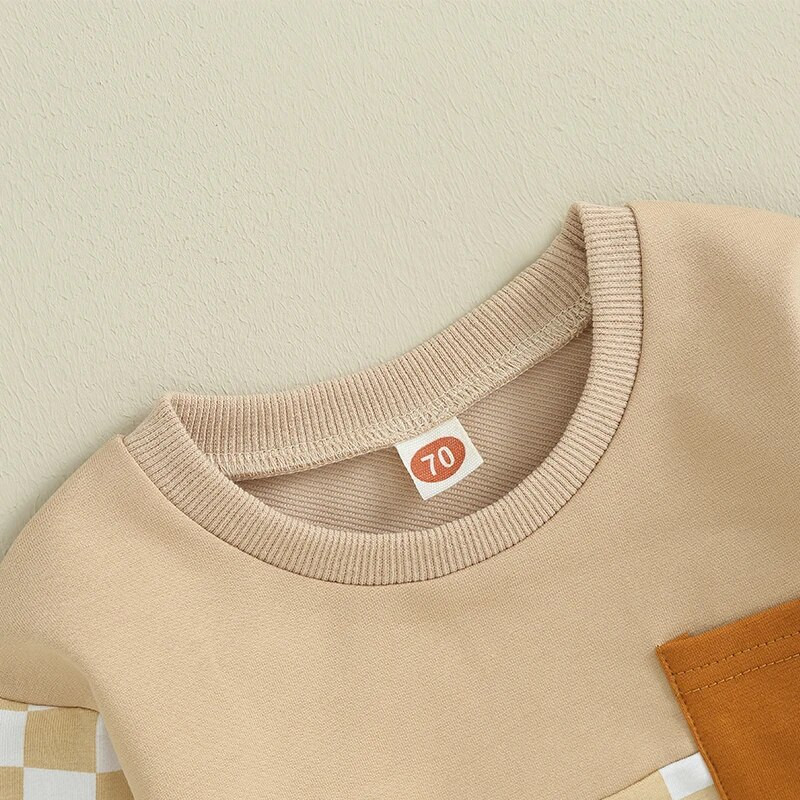 Jaundzimušo bikšu komplekts Zēniem meitenēm Pateicības dienas vēstuļu apdrukas džemperis un elastīgas vidukļa bikses, tērpi mazuļu kostīmi