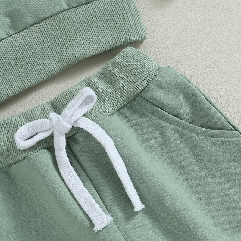 Nauji kūdikių mergaičių drabužiai berniukams rudens žiemos apranga mažiems vaikams Kieta ilgomis rankovėmis megztiniai Viršutiniai raištelių kelnių rinkiniai