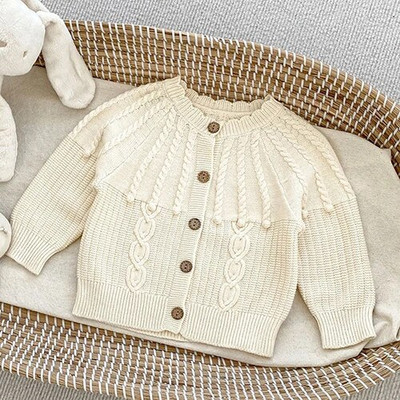 Jesen Proljeće Komplet odjeće za novorođene djevojčice, karirani džemper dugih rukava, kombinezon, odijelo za djevojčice