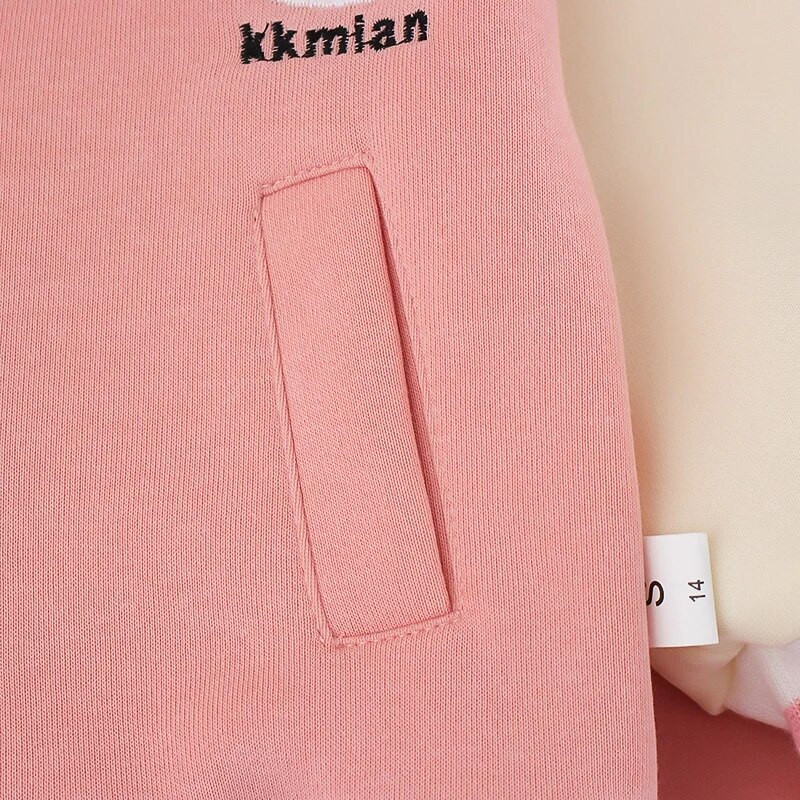 Odjeća za djevojčice 2024. Proljeće Jesen Ružičasti kardigan s jednim kopčanjem Jakne i hlače 18 mjeseci Kompleti odjeće za djevojčice