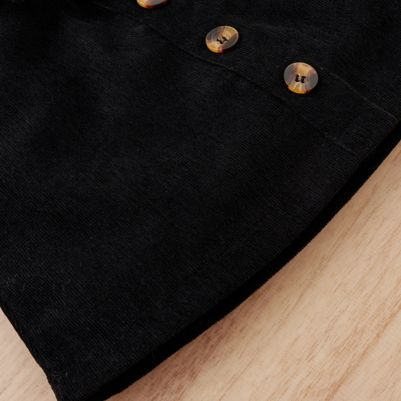 Ma&Baby 9M-4Y Komplet odjeće za malu djecu i djevojčice Pleteni pulover Majice s mašnom Samtane suknje Odjevne kombinacije Jesensko proljeće Odjevni kostimi D35