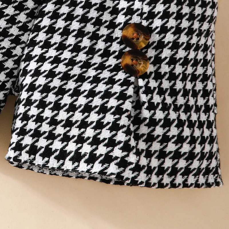 ma&baby 6M-3Y Naujagimiams Kūdikiams Mergaitėms Drabužių rinkiniai Megzti ilgomis rankovėmis Megztiniai Viršutiniai languoti Sijonai Skrybėlė rudens pavasario apranga D05