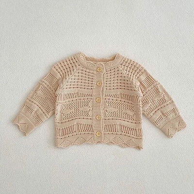 Vastsündinud beebitüdrukute rõivaste ülikond pikkade varrukatega, kootud trükiga kardiganmantel + püksid, sügisene kevadine tüdrukute rõivakomplekt