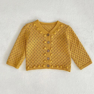 Vastsündinud beebitüdrukute rõivaste ülikond pikkade varrukatega, kootud trükiga kardiganmantel + püksid, sügisene kevadine tüdrukute rõivakomplekt