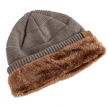 Νέα Unisex Slouchy χειμωνιάτικα καπέλα Προσθέστε γούνινη επένδυση για άνδρες και γυναίκες.