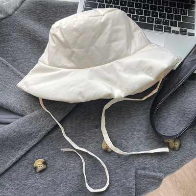 Premium Sense nježno ružičasti šeširi s podstavljenim remenom za žene, jesen i zimu, topli u korejskoj verziji, muške kape s ravnim vrhom