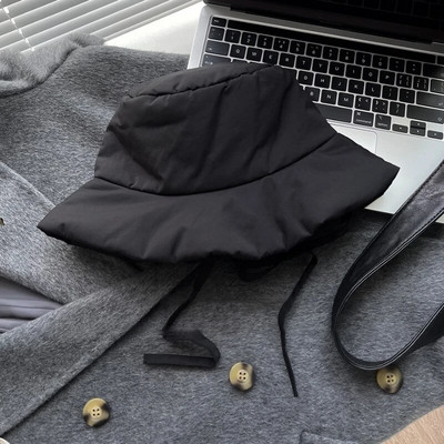 Premium Sense nježno ružičasti šeširi s podstavljenim remenom za žene, jesen i zimu, topli u korejskoj verziji, muške kape s ravnim vrhom