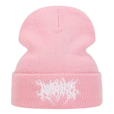 Unisex triibuline tikandid nokamütsid Sügistalvine soe müts Hip Cap Beanie müts Mütsid naistele Mehed