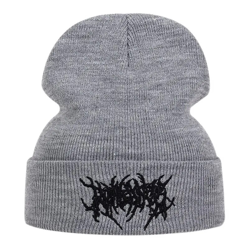 Unisex triibuline tikandid nokamütsid Sügistalvine soe müts Hip Cap Beanie müts Mütsid naistele Mehed