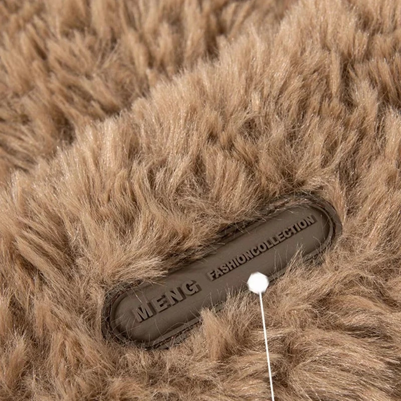 Armsad kõrvad Naised Kõrvakaitsed Müts Multifilm Karu Kõrvakaitse Müts Ühevärviline Palus Beanid Tüdruk Talvine Soe kohev karusnahast peakate 모자