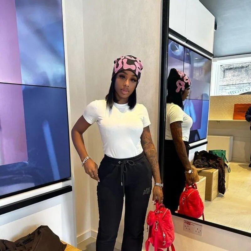 Drill Knitting Cepures Vīriešu Sievietēm Punkts Quality Beanie Cap Rhinestone Y2k Fashion Ins New Net Red Design Sense Niche Cold Cap