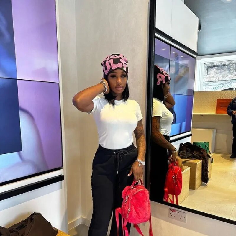 Drill Knitting Cepures Vīriešu Sievietēm Punkts Quality Beanie Cap Rhinestone Y2k Fashion Ins New Net Red Design Sense Niche Cold Cap