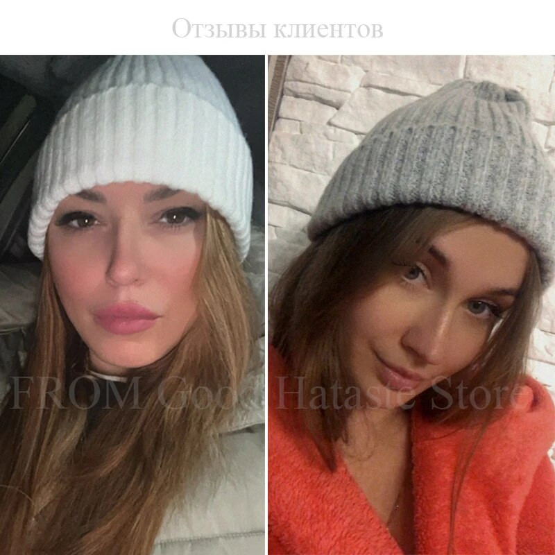 Jaunas 2022. gada ziemas cepures sievietēm Vīriešu trikotāžas vienkrāsains pulksteņa vāciņš meitenēm Skullies Beanies Sieviešu silta ziemas cepure, ikdienas cepure