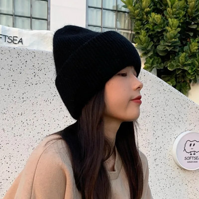 Kvaliteetsed paksendatud kootud nokamütsid Naised Mehed Suusatavad Gorras Talvised küülikukarvad soojad villased mütsid Kõrv Tuulekindlad rattamütsid