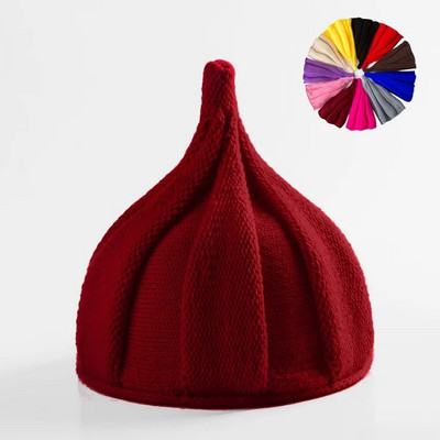 Naujos korėjietiškos akrilo megztos kepuraitės, moteriškos mergaitės, kūdikiams, megztos kepuraitės.