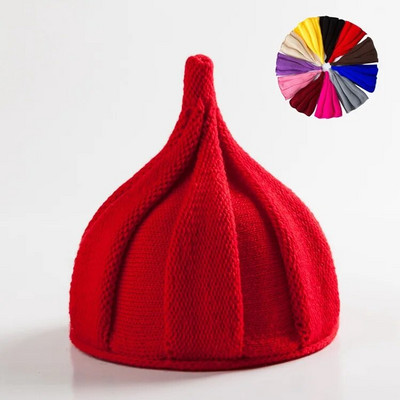 Naujos korėjietiškos akrilo megztos kepuraitės, moteriškos mergaitės, kūdikiams, megztos kepuraitės.