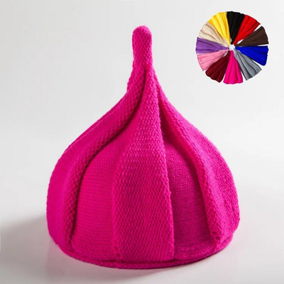 Naujos korėjietiškos akrilo megztos kepuraitės, moteriškos mergaitės, kūdikiams, megztos kepuraitės.