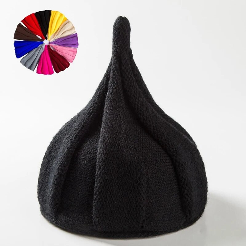 Naujos korėjietiškos akrilo megztos kepuraitės, moteriškos mergaitės, kūdikiams, megztos kepuraitės.