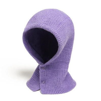Ziemas Skullies Beanies Cepures Pogas Bib Vīriešu Silts Vēja Necaurlaidīgs Cepurītis Sieviešu Vilnas Šalle Cepures Balaclava Mask Gorras Bonnet Trikotāžas Cepures