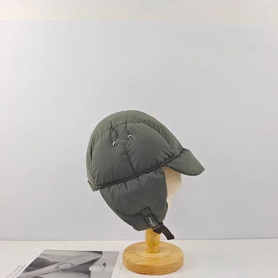 Troopers Trapper Cepures Vieglas Siltas Ziemas Cepures Bomber Cepure Down Kokvilnas Slēpošanas Balaclava vīriešiem Sievietēm Vēja necaurlaidīga Riding Cap