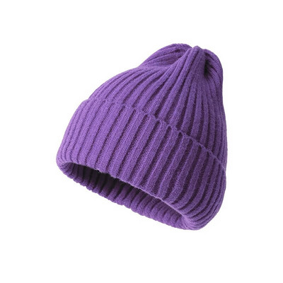 Jauna Beanie Ziemas Sievietēm Vīrieši Zēni Meitenes Tamborētas Skullies Cepure Vienkrāsains Unisex Rudens Trikotāžas Beanes Cepures Wild Aksesuāri