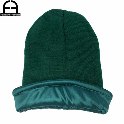 Μασίφ Unisex Beanie Φθινοπωρινό Χειμώνα με μεταξωτό μαλλί που συνδυάζει μαλακό ζεστό πλεκτό καπέλο ανδρικό γυναικείο καπέλο κρανίου καπέλα Gorro καπέλα σκι Beanies