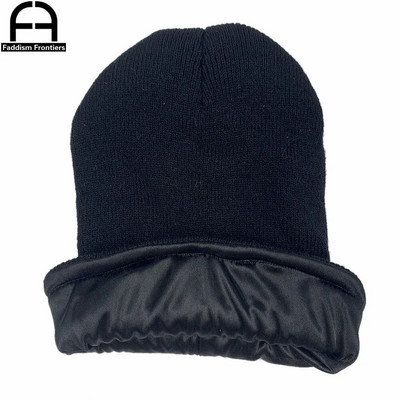 Μασίφ Unisex Beanie Φθινοπωρινό Χειμώνα με μεταξωτό μαλλί που συνδυάζει μαλακό ζεστό πλεκτό καπέλο ανδρικό γυναικείο καπέλο κρανίου καπέλα Gorro καπέλα σκι Beanies