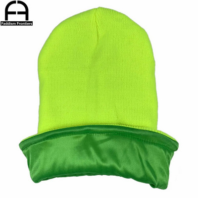 Μασίφ Unisex Beanie Φθινοπωρινό Χειμώνα με μεταξωτό μαλλί που συνδυάζει μαλακό ζεστό πλεκτό καπέλο ανδρικό γυναικείο καπέλο κρανίου καπέλα Gorro καπέλα σκι Beanies