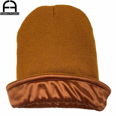 Μασίφ Unisex Beanie Φθινοπωρινό Χειμώνα με μεταξωτό μαλλί που συνδυάζει μαλακό ζεστό πλεκτό καπέλο ανδρικό γυναικείο καπέλο κρανίου καπέλα Gorro καπέλα σκι Beanies