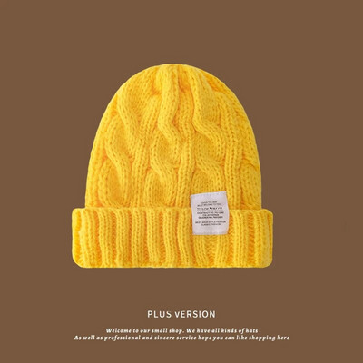 Jauna sieviešu ziemas cepure 2023. gads. Cepures ar cepurēm sievietēm adīta cepure, modes silta vilna, pāra vāciņš, pārsegs, sieviete, ziemas, sieviešu pārsegs