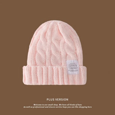 Jauna sieviešu ziemas cepure 2023. gads. Cepures ar cepurēm sievietēm adīta cepure, modes silta vilna, pāra vāciņš, pārsegs, sieviete, ziemas, sieviešu pārsegs