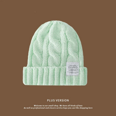 Jauna sieviešu ziemas cepure 2023. gads. Cepures ar cepurēm sievietēm adīta cepure, modes silta vilna, pāra vāciņš, pārsegs, sieviete, ziemas, sieviešu pārsegs