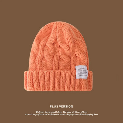 Jauna sieviešu ziemas cepure 2023. gads. Cepures ar cepurēm sievietēm adīta cepure, modes silta vilna, pāra vāciņš, pārsegs, sieviete, ziemas, sieviešu pārsegs