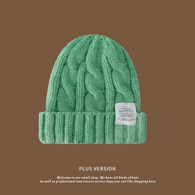 Jauna sieviešu ziemas cepure 2023. gads. Cepures ar cepurēm sievietēm adīta cepure, modes silta vilna, pāra vāciņš, pārsegs, sieviete, ziemas, sieviešu pārsegs