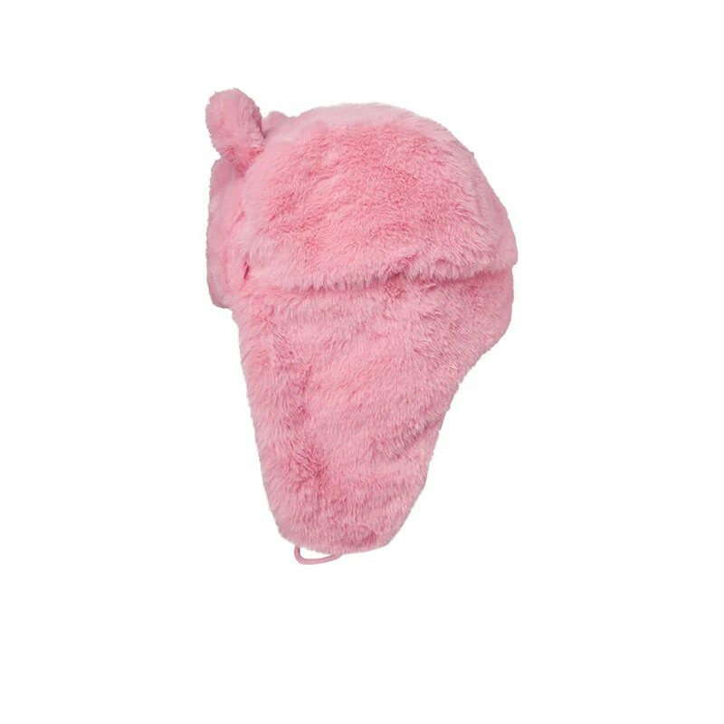 Гореща разпродажба, зимна дамска шапка Trapper, дамски ски шапки, шапки, шапка Real She Ushanka, розова