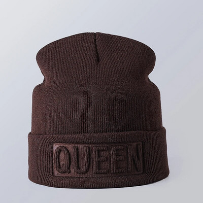 Ziemas cepure Karaļa karalienes pupiņas Modes Hip Hop Pāri Cepurīte Ikdienišķa Cepure Vīriešu Sieviete Silta Trikotāžas Slēpošanas Skulles Pārsegs