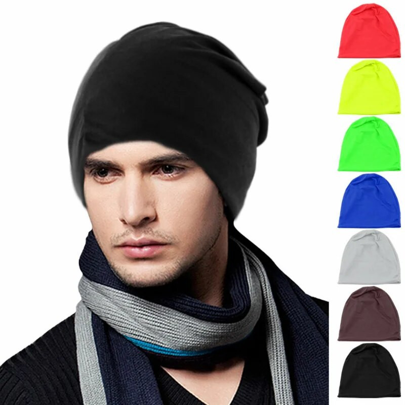 Žieminės kepuraitės Vyriškos Moteriškos Megztos Šiltos Kepurės Vienspalvės Pupytės Hip-hop Slouch Skullies Kasdieninė kepuraitė Skrybėlė Gorros 14 stilių