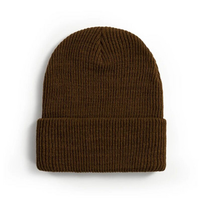 Pălării solide tricotate calde unisex pentru femei Beanie Amestec de lână Moale toamnă iarnă Bărbați Femei Căciuli Căciuli Gorro Șepci de schi 10 culori ieftine