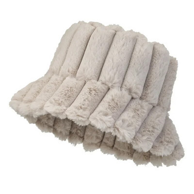 INS bieza jēra vilnas plīša kausa cepure mākslīgās kažokādas Zvejnieka cepures sievietēm, meitenēm brīvā dabā ziemas siltā pūka bļoda rudens ielas cepures